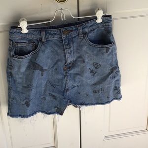 Denim skirt